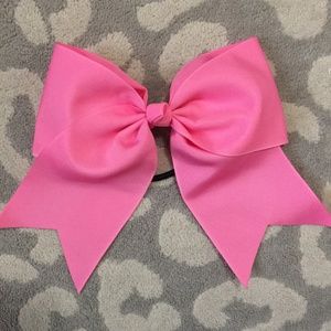 Pink Varsity Cheer Bow